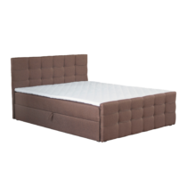 Boxspringová posteľ, 160x200, hnedá, BEST