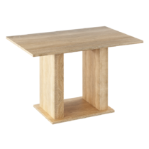 Jedálenský stôl, dub sonoma, 119x79 cm, BISTRO