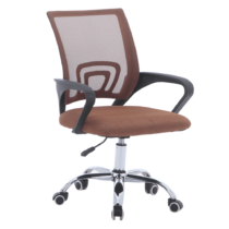 Kancelárska stolička, hnedá/čierna, DEX 2 NEW