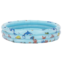 Detský nafukovací bazén, modrá/vzor, LOME