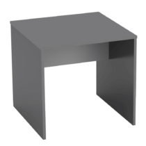 Písací stôl, grafit/biela, RIOMA TYP 17