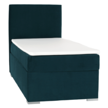 Boxspringová posteľ, jednolôžko, zelená, 80x200, ľavá, SAFRA